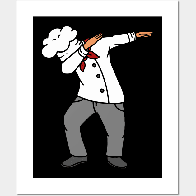 CHEF: Dabbing Chef Wall Art by BEEtheTEE